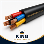 کابل برق افشان 4 در 6 king gold